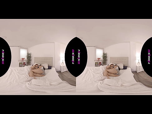 ❤️ PORNBCN VR Dua lesbian muda bangun miang dalam realiti maya 4K 180 3D Geneva Bellucci Katrina Moreno Video persetan  pada kami ❌